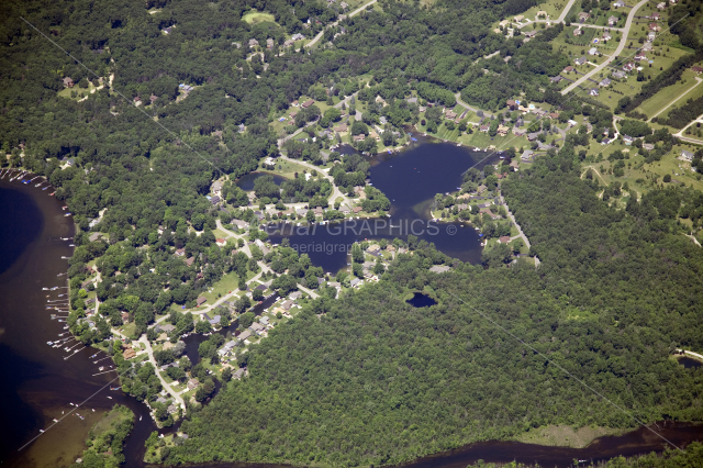 Tamarack Lake in Livingston County, Michigan